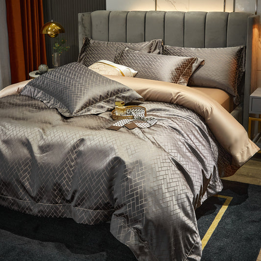 Luxury High-end Brocade Four-piece Bedding