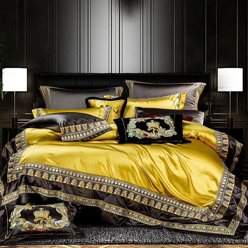 Luxury Villa Four-piece Set Of European-style Bedding